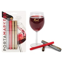 PORTA MARKERS 4 PACK METALLIC GLASS MARKERS