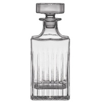 TEMPA XAVIER CARVED CRYSTAL DECANTER