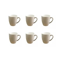 BEVANDE COFFEE MUG 400ml SET 6 - STONE BROWN