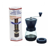 AEROPRESS COFFEE MAKER SYSTEM IN A BOX + HARIO SKERTON CERAMIC MILL GRINDER