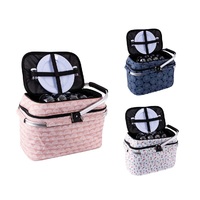 AVANTI 4 PERSON INSULATED COOLER PICNIC BASKET + CUTLERY
