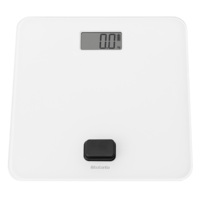 BRABANTIA DIGITAL BATTERY FREE BATHROOM SCALE - WHITE