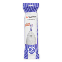 BRABANTIA BIN LINERS - CODE D - 15-20 LITRE - 20 WASTE BAGS