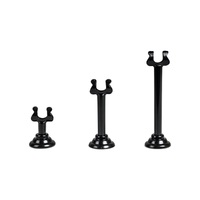 TRENTON BLACK HARP SHAPE PLACE CARD MENU HOLDER - 3 SIZES
