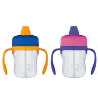 THERMOS FOOGO 235ml TRITAN SIPPY CUP WITH HANDLES - PINK OR BLUE