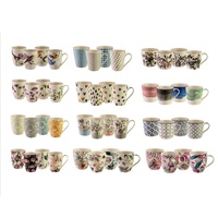 BUNDANOON NEW BONE CHINA COFFEE & TEA MUGS - SET OF 4