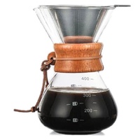 COFFEE CULTURE POUR OVER COFFEE MAKER WITH WOODEN SLEEVE - 400ml