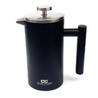 COFFEE CULTURE FRENCH PRESS STAINLESS STEEL MATT BLACK - 800ML