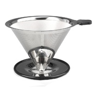 COFFEE CULTURE POUR OVER STAINLESS STEEL DRIPPER - 4 CUP