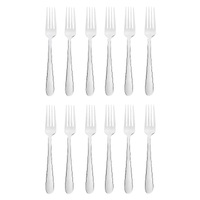 STANLEY ROGERS ALBANY DESSERT FORK - 12 PIECES