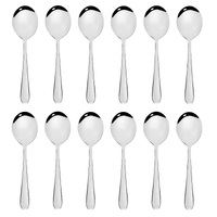 STANLEY ROGERS ALBANY SOUP SPOON - 12 PIECES