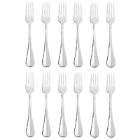 STANLEY ROGERS BAGUETTE DINNER FORK - 12 PIECES
