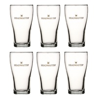 CROWN NUCLEATED HEADMASTER BEER CONICAL GLASSES 425ml - Set of 48