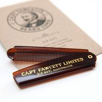 CAPT FAWCETT'S FOLDING MENS BEARD COMB