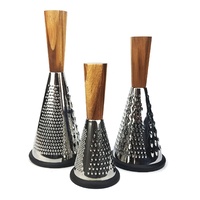 CLASSICA CERVE ACACIA AND STAINLESS STEEL GRATER