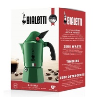 BIALETTI MOKA 3 CUP ALPINA ESPRESSO MAKER