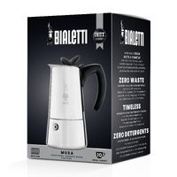 BIALETTI MUSA 10 CUP COFFEE PERCOLATOR - SUITABLE FOR INDUCTION COOKTOPS