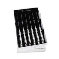 STANLEY ROGERS BOXED PISTOL GRIP STEAK KNIFE SET OF 6