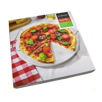 DAVIS & WADDELL 33cm PIZZA STONE WITH SERVING RACK