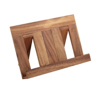 DAVIS & WADDELL ACACIA WOOD RECIPE BOOK HOLDER VERTICAL