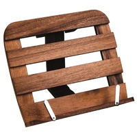 ACACIA WOOD RECIPE BOOK HOLDER HORIZONTAL