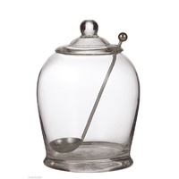 DAVIS AND WADDELL NAPOLI OLIVE JAR WITH STAINLESS STEEL SPOON