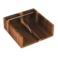 DAVIS & WADDELL ACACIA WOOD NAPKIN HOLDER