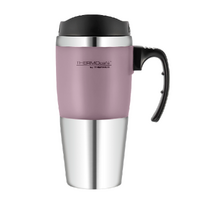THERMOS THERMOCAFE 450ml TRAVEL MUG WITH HANDLE - PINK