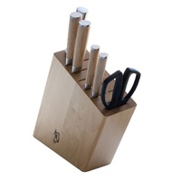SHUN CLASSIC WHITE 7 PIECE KNIFE BLOCK SET