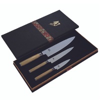 SHUN CLASSIC WHITE 3 PIECE KNIFE SET - GIFT BOXED
