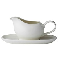 DAVIS AND WADDELL GRAVY BOAT AND SAUCER