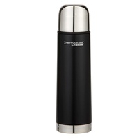 THERMOS THERMOCAFE1 LITRE STAINLESS STEEL SLIM VACUUM INSULATED FLASK - BLACK