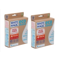 WHITE MAGIC ECO ERASER SPONGE EXTRA POWER - 2 PACKS