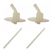 THERMOS FOOGO + FUNTAINER REPLACEMENT STRAWS + MOUTHPIECE - 2 PIECE SET