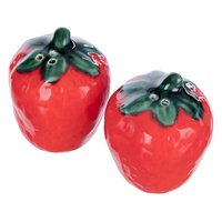 EMPORIUM STRAWBERRY FIELDS SALT + PEPPER SHAKER SET