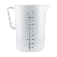 TRENTON PLASTIC POLYPROPYLENE MEASURING JUGS - 5 SIZES