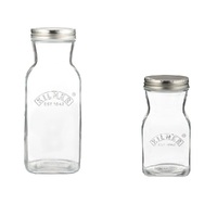 KILNER GLASS SAUCE AND JUICE BOTTLE WITH LID