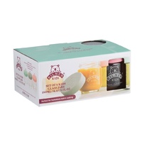 KILNER SET 6 KIDS GLASS STORAGE JARS 190ml