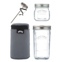 KILNER GLASS YOGHURT MAKING SET 500ml