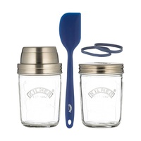 KILNER GLASS SOURDOUGH STARTER SET 350ml