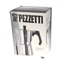 PEZZETTI ALUMINIUM MOKA ESPRESSO COFFEE MAKER - 9 Cup