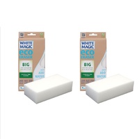WHITE MAGIC ECO ERASER SPONGE BIG - 2 PACKS