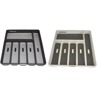 MADESMART CUTLERY TRAY 6 COMPARTMENT - WHITE OR GREY