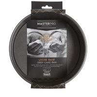MASTERPRO NON STICK ROUND DEEP CAKE PAN LOOSE BASE 21cm