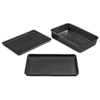MASTERPRO NON STICK 3 PIECE ROAST & CRISP SET