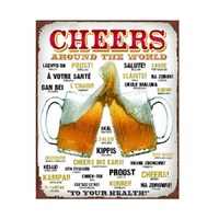 MEN'S REPUBLIC RETRO BAR SIGN - CHEERS