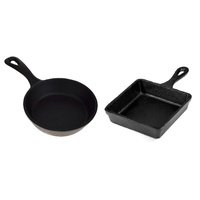 CHEF INOX CAST IRON MINI SKILLET - ROUND OR SQUARE