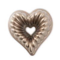NORDIC WARE CAST ALUMINIUM ELEGANT HEART CAKE PAN 