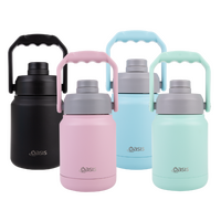 OASIS STAINLESS STEEL DOUBLE WALL INSULATED MINI JUG WITH CARRY HANDLE 1.2L
