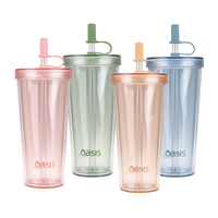 OASIS PLASTIC DOUBLE WALL SMOOTHIE TUMBLER 520ml